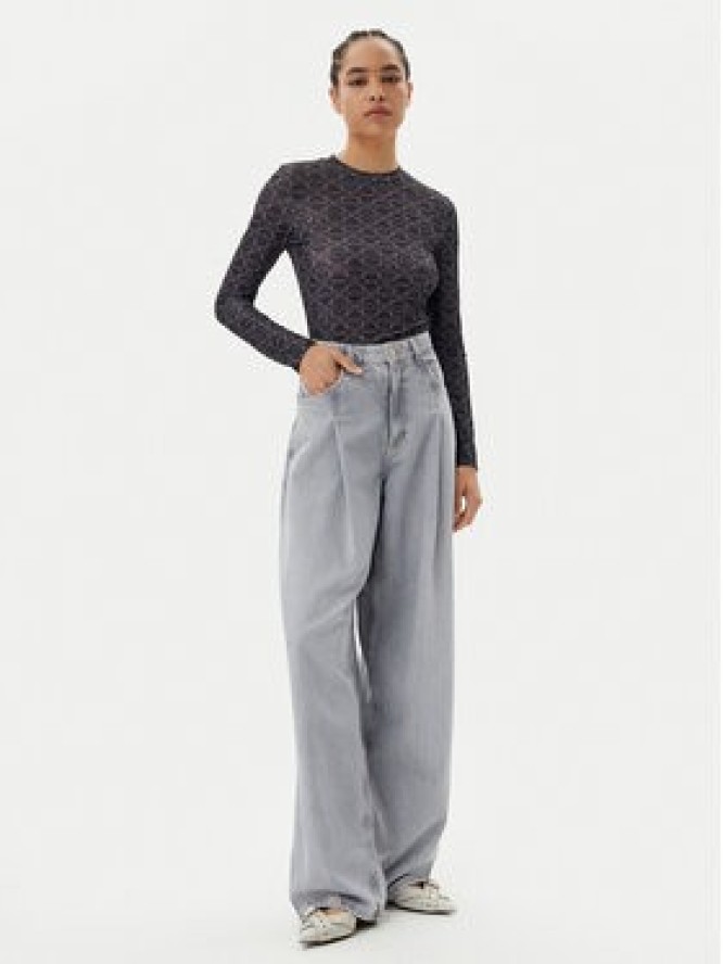 HUGO Bluzka Diralina_10 50542422 Czarny Slim Fit