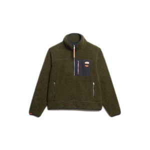 Kurtka polarowa 1/2 zip retro vintage damska Superdry