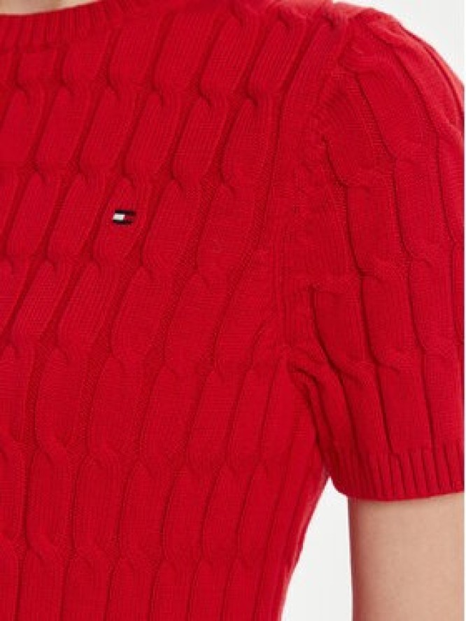 Tommy Hilfiger Sweter WW0WW45656 Czerwony Regular Fit