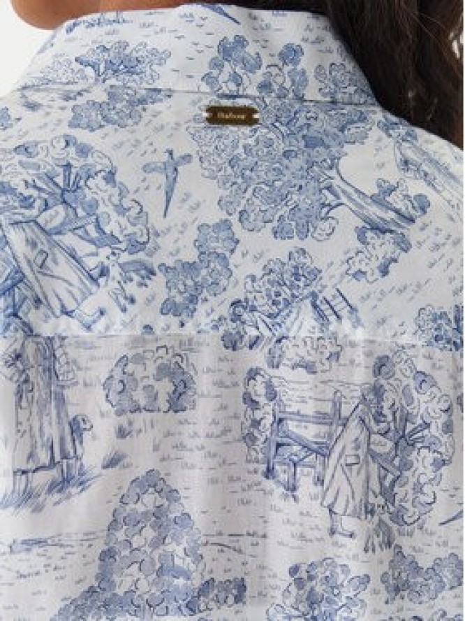 Barbour Sukienka koszulowa LDR0979BL28 Niebieski Regular Fit