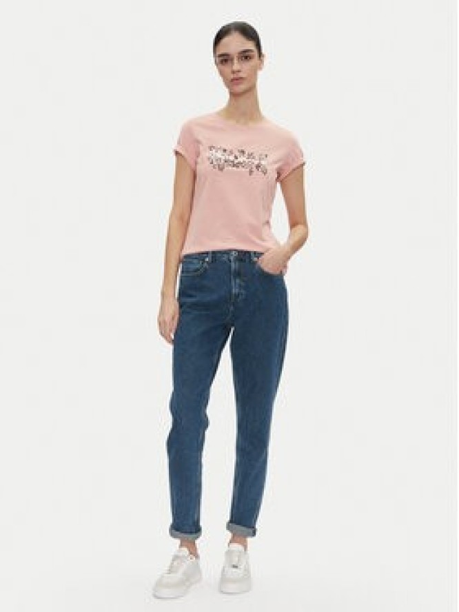 Pepe Jeans T-Shirt Rosalind PL506034 Różowy Regular Fit