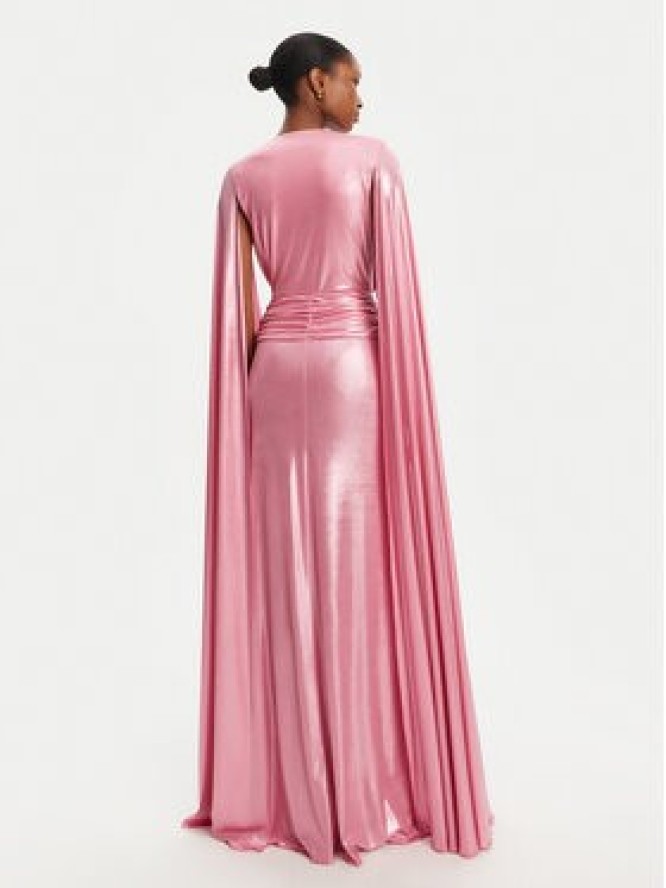 Babylon Sukienka wieczorowa MF0223 Różowy Regular Fit