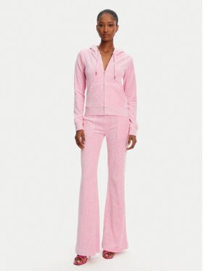 Juicy Couture Spodnie dresowe Layla JCSEBJ001 Różowy Flared Leg
