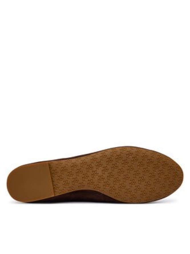 LAUREN RALPH LAUREN Baleriny Jayna Mj Fl 802P18425004 Brązowy