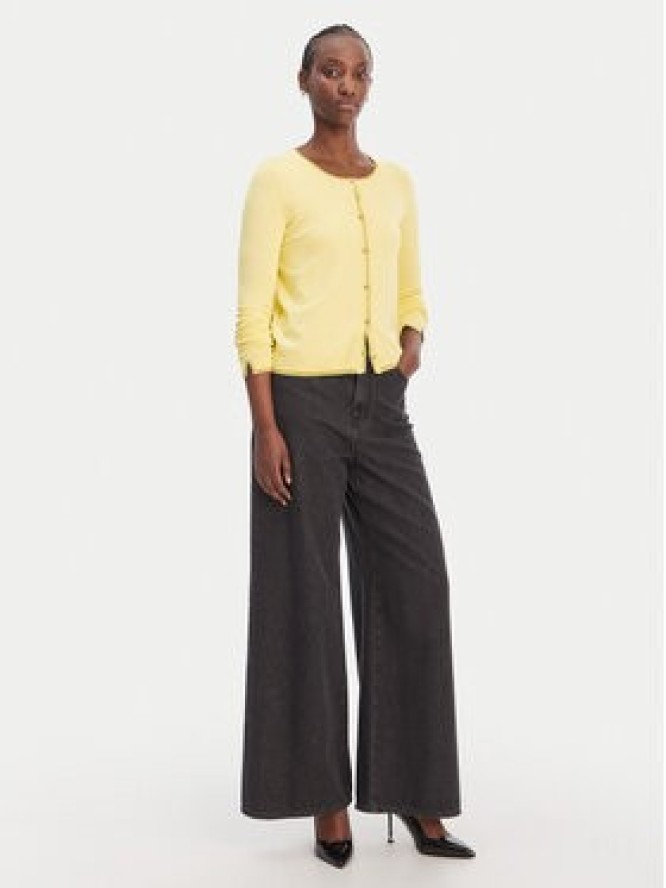 Liu Jo Kardigan WA6280 MS49I Żółty Regular Fit