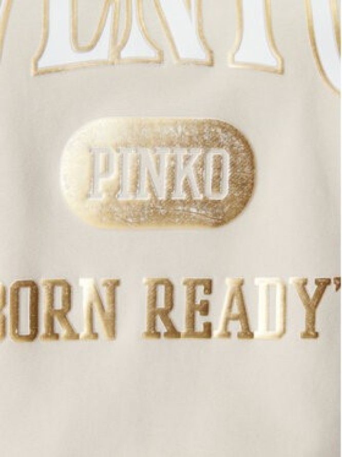 PINKO Bluza 104618 A2CZ C03 Beżowy Regular Fit