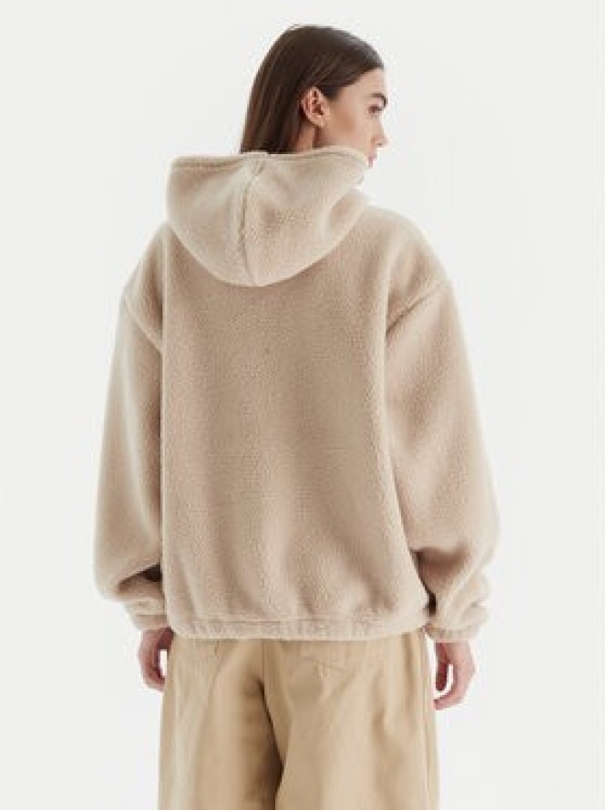 adidas Bluza Essentials Teddy JW6061 Beżowy Oversize