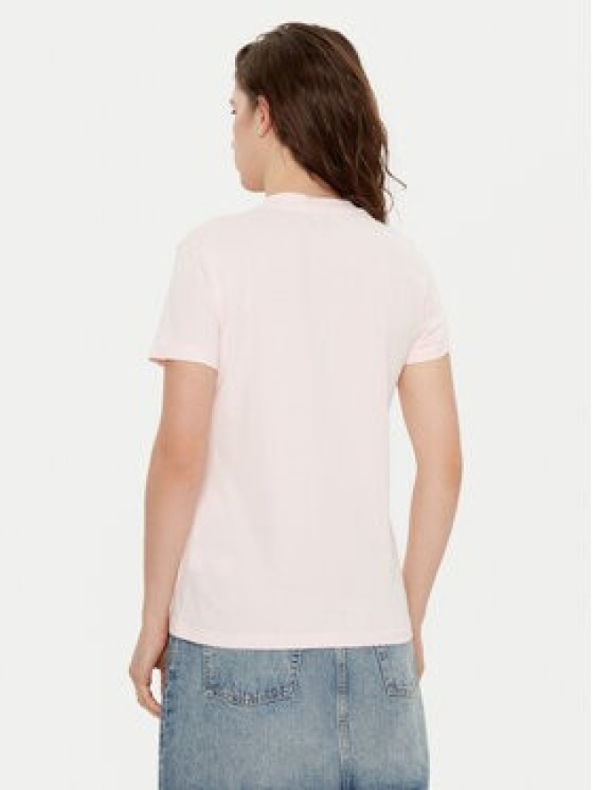 Lacoste T-Shirt TF9246 Różowy Slim Fit