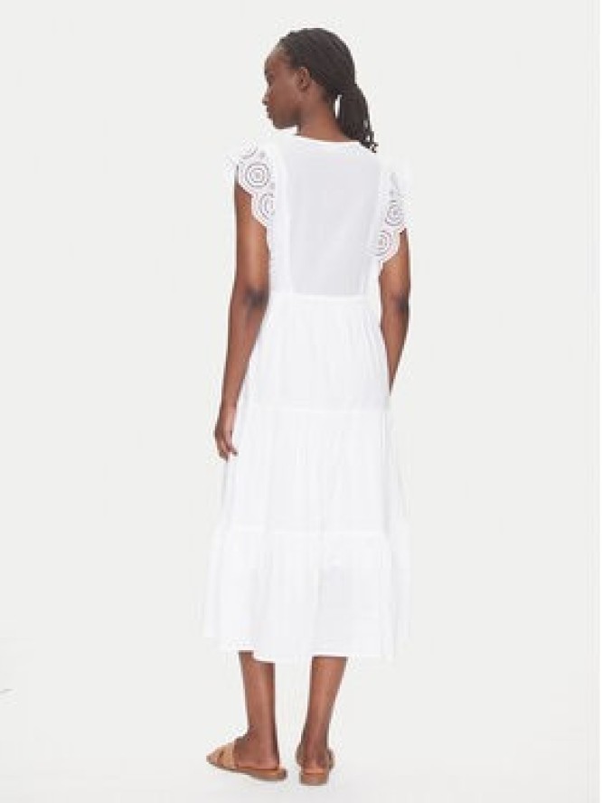 JDY Sukienka letnia Sara 15350748 Biały Regular Fit