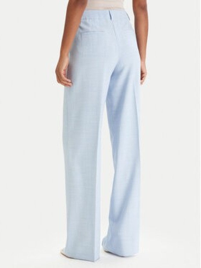 Marella Spodnie materiałowe Giunchi 2613131101 Błękitny Straight Fit