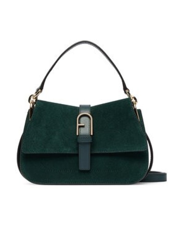 Furla Torebka Flow Mini Top Handle WB01032 BX3045 CN 5137S Zielony ciemny