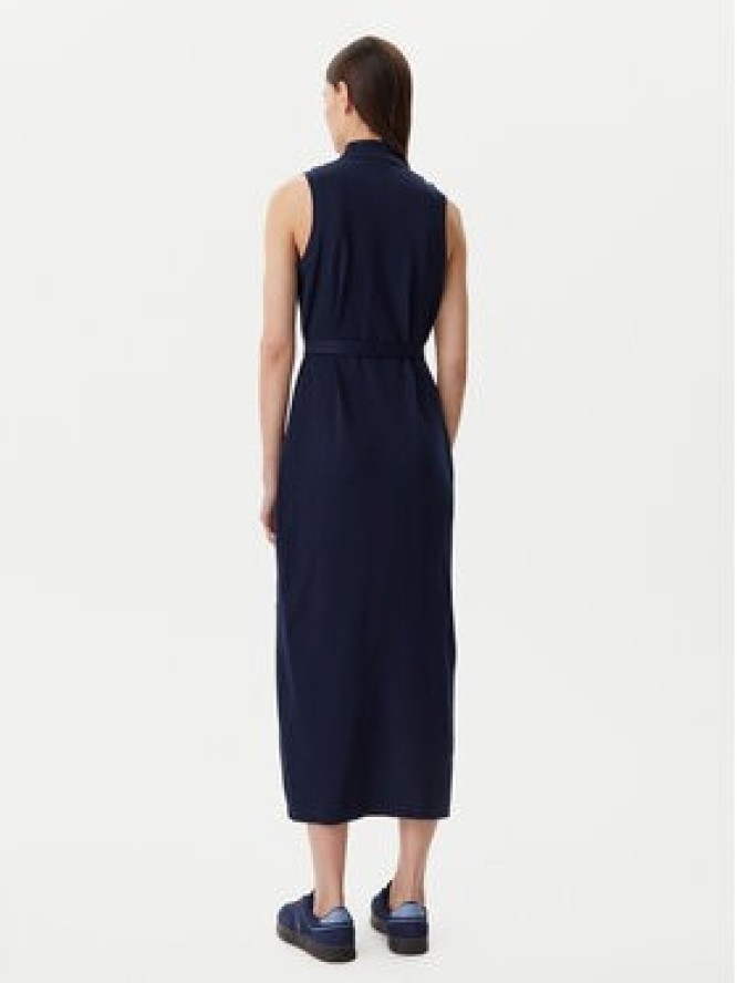 Lacoste Sukienka koszulowa EF1107 Granatowy Regular Fit