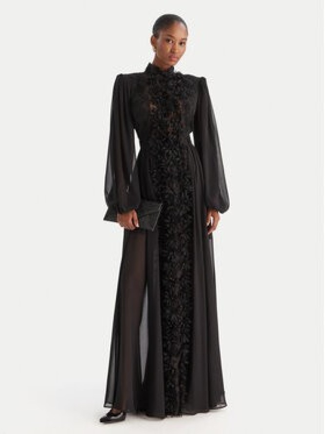 Babylon Sukienka wieczorowa S00827 Czarny Regular Fit