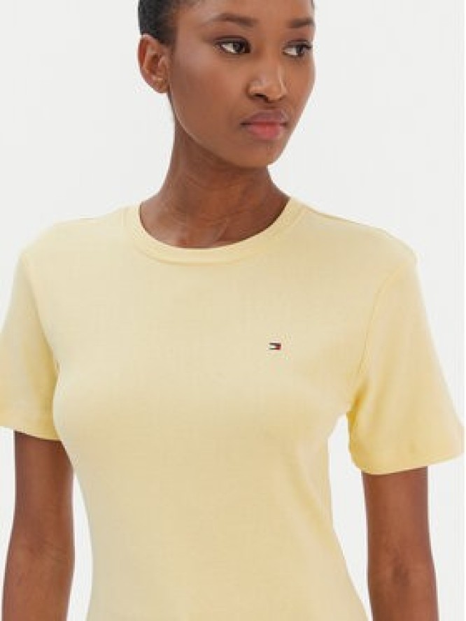 Tommy Hilfiger T-Shirt New Cody WW0WW40587 Żółty Slim Fit