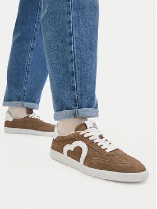 LOVE MOSCHINO Sneakersy JA15112G1OIG0203 Brązowy