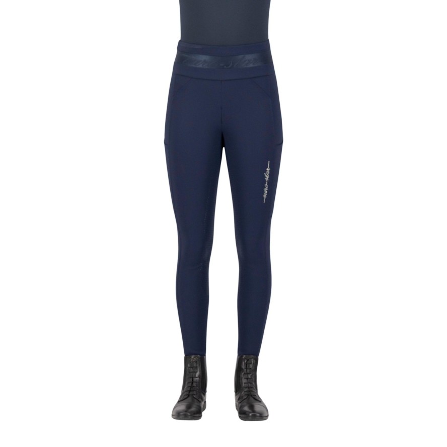 Damskie legginsy jeździeckie z pełną przyczepnością Euro-Star Impress