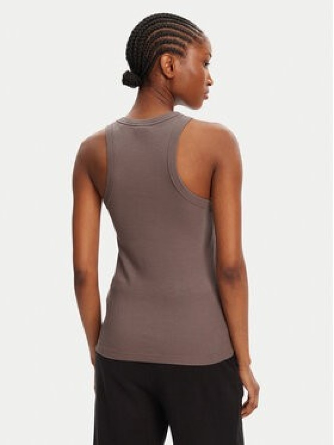 HUGO Top 50508857 Brązowy Slim Fit