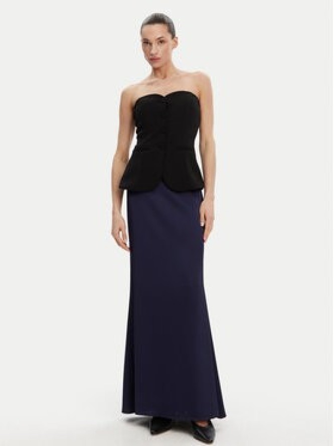 ACCESS FASHION Spódnica maxi 53-6023-147 Granatowy Regular Fit