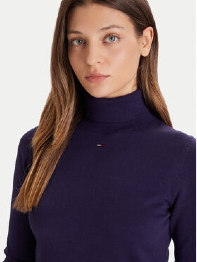 Tommy Jeans Golf Essential DW0DW21672 Fioletowy Regular Fit