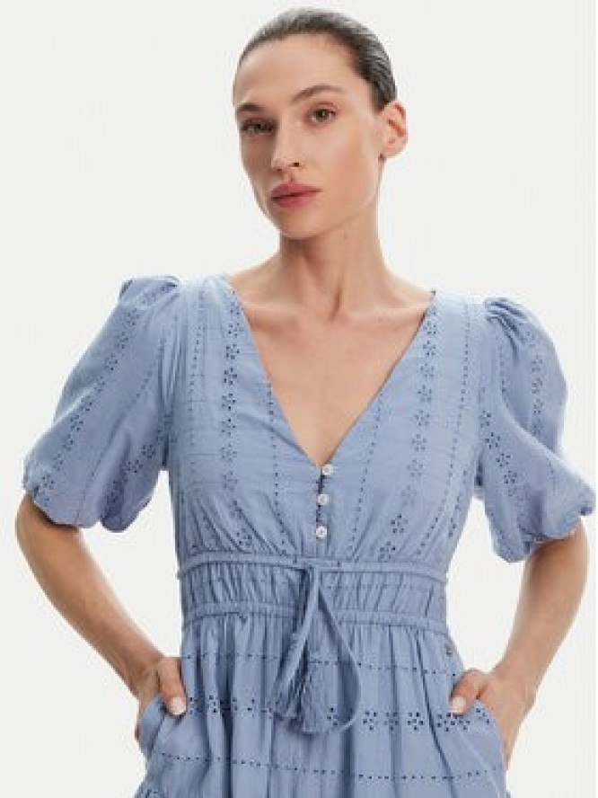 Pepe Jeans Sukienka letnia Day PL953694 Błękitny Regular Fit
