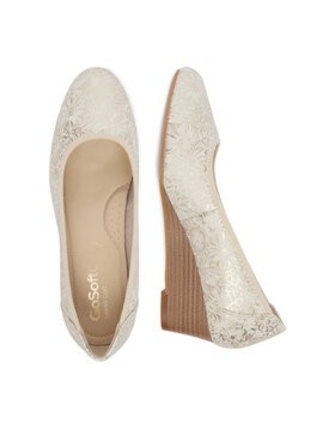 Go Soft Czółenka CEO-HY7760-1 Écru