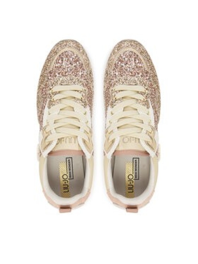 Liu Jo Sneakersy Maxi Wonder 01 BF5009 TX007 Złoty