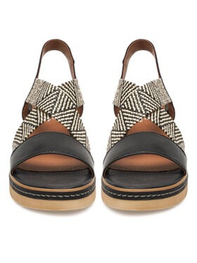 Remonte Sandały D2L54-03 Czarny