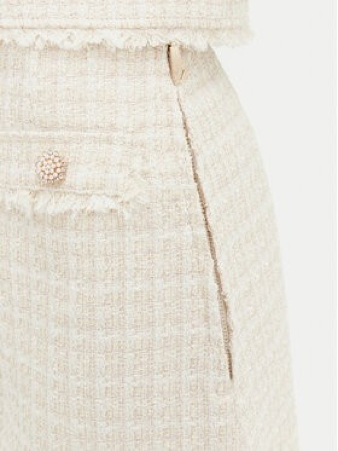 Guess Spódnica mini W5RD63 WGW82 Beżowy Regular Fit