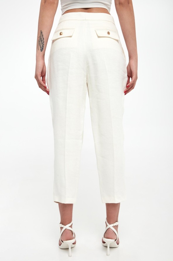 Spodnie damskie lniane ELISABETTA FRANCHI