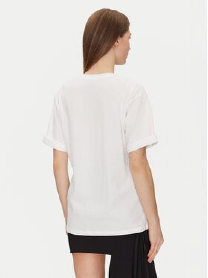 Elisabetta Franchi T-Shirt MA-035-51E2-V170 Biały Regular Fit