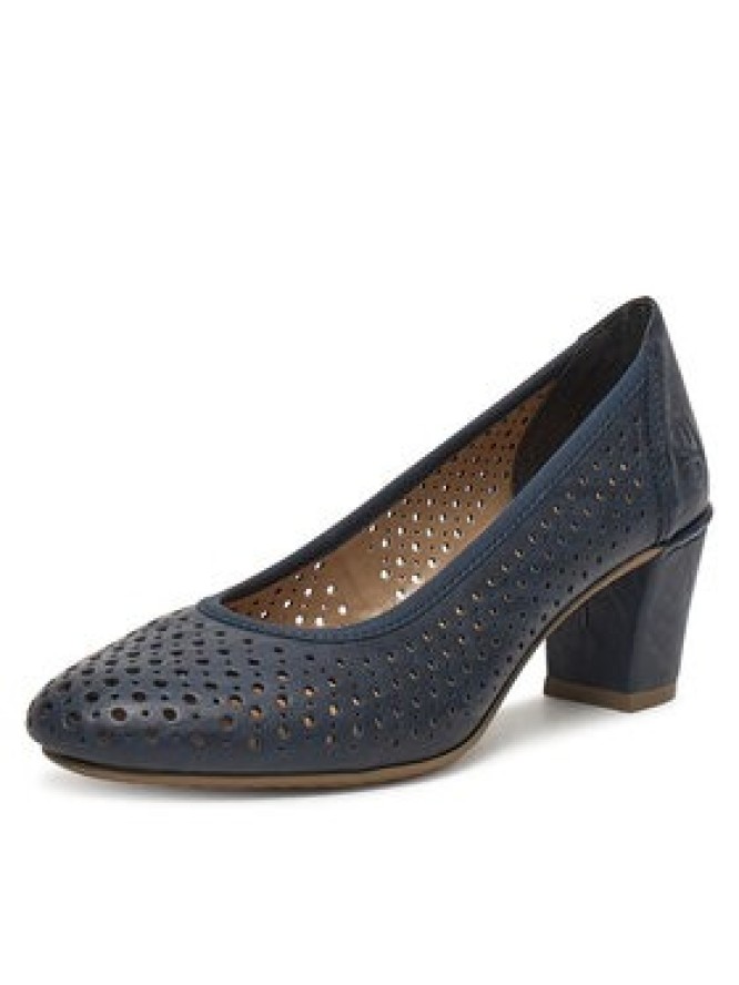 Rieker Czółenka CEO-41057-14 Granatowy