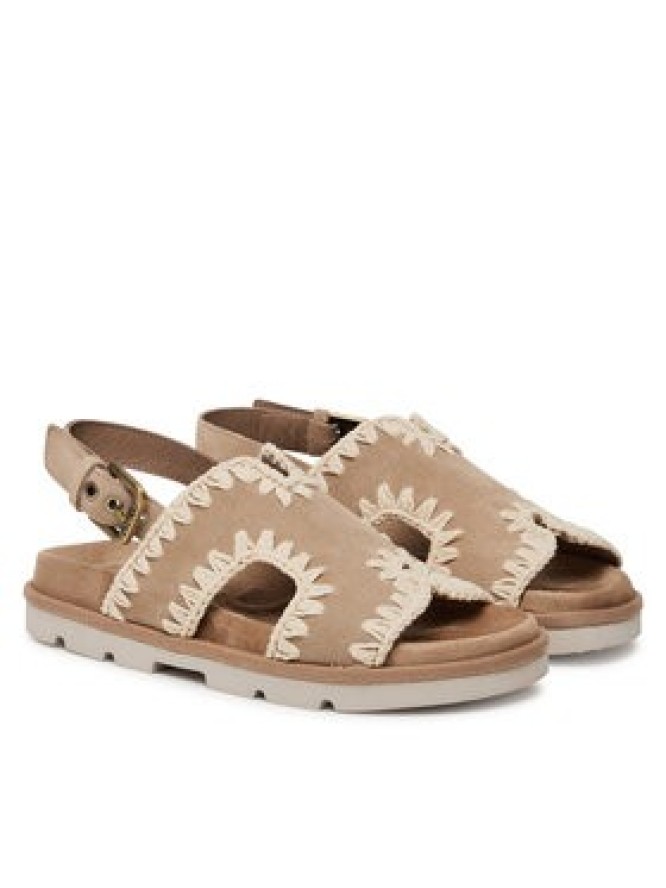 Mou Sandały Low bio sandal MU.SW631006A Różowy