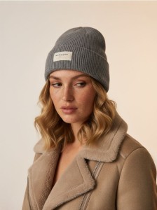 Czapka beanie - szary