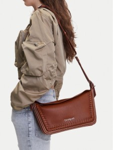 Desigual Torebka 25SAXP52 Brązowy