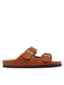 Pepe Jeans Klapki PLS90637 Brązowy