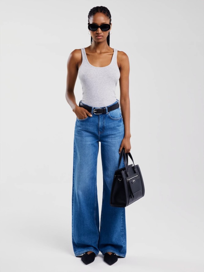 Koszulka damska na ramiączkach szara Alena 901