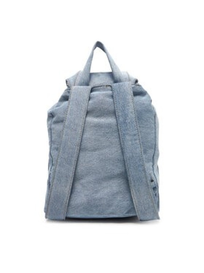 Calvin Klein Plecak Denim Luna Mini Flap Backpack LV04F3216G Błękitny