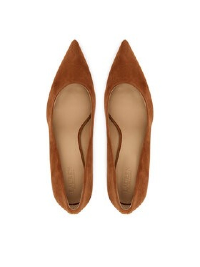 LAUREN RALPH LAUREN Czółenka Kingad 802967743002 Brązowy