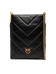 PINKO Torebka Flat Satchel AI 25-26 PCPL 105352 A2W2 Czarny