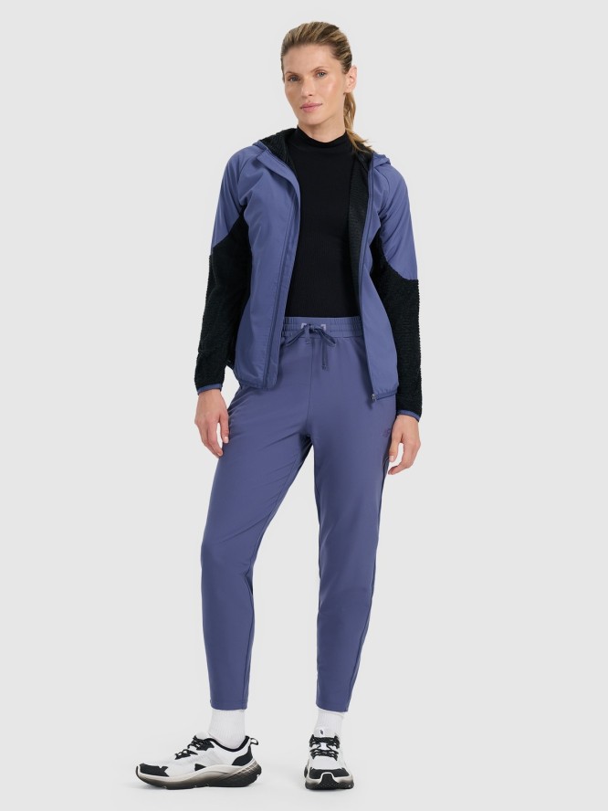 4F Bluza do biegania w terenie Primaloft Active damska - granatowa XL