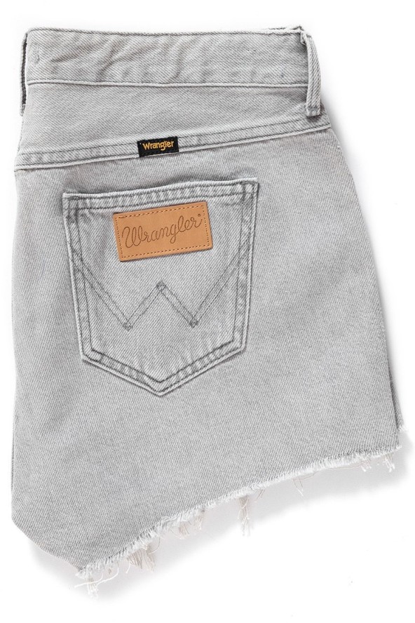 DAMSKIE SPODENKI WRANGLER BOYFRIEND SHORT ICY GREY W29KRJ28C 112128579