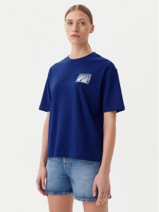 Napapijri T-Shirt S-Nice NP0A4IG4 Niebieski Regular Fit