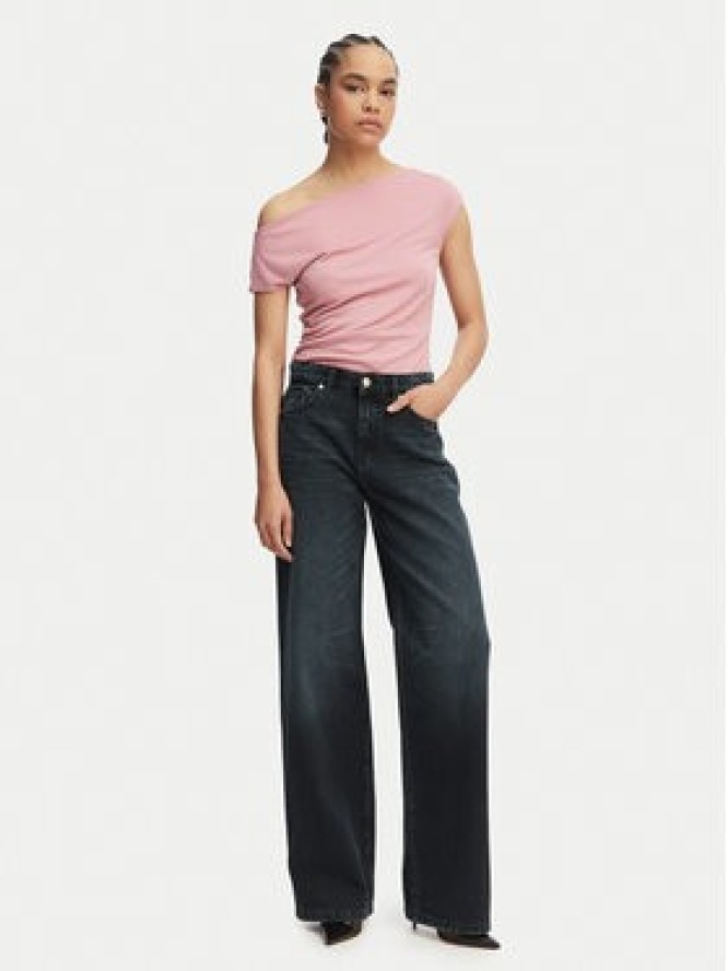 Just Cavalli Jeansy 80PAB5T2 CDWCH Granatowy Straight Fit