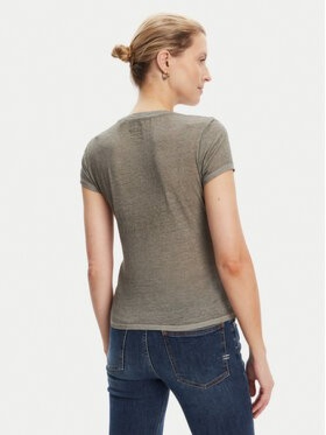 Guess T-Shirt W5YI36 KBYH0 Zielony Regular Fit