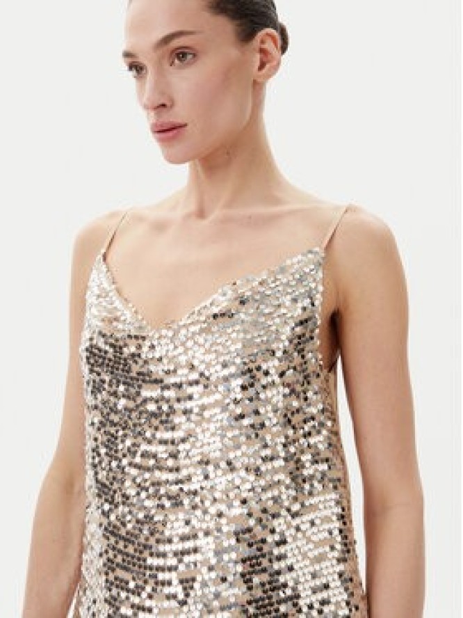 Bruuns Bazaar Top Meria BBW4389 Srebrny Loose Fit