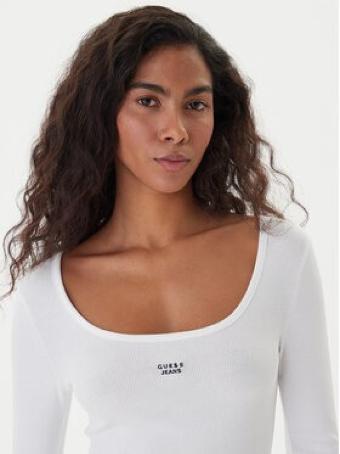 Guess Jeans Sukienka codzienna 179918 Biały Classic Fit