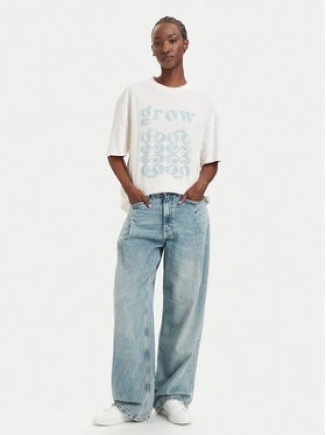 BOSS T-Shirt Eboys 50566831 Kremowy Relaxed Fit