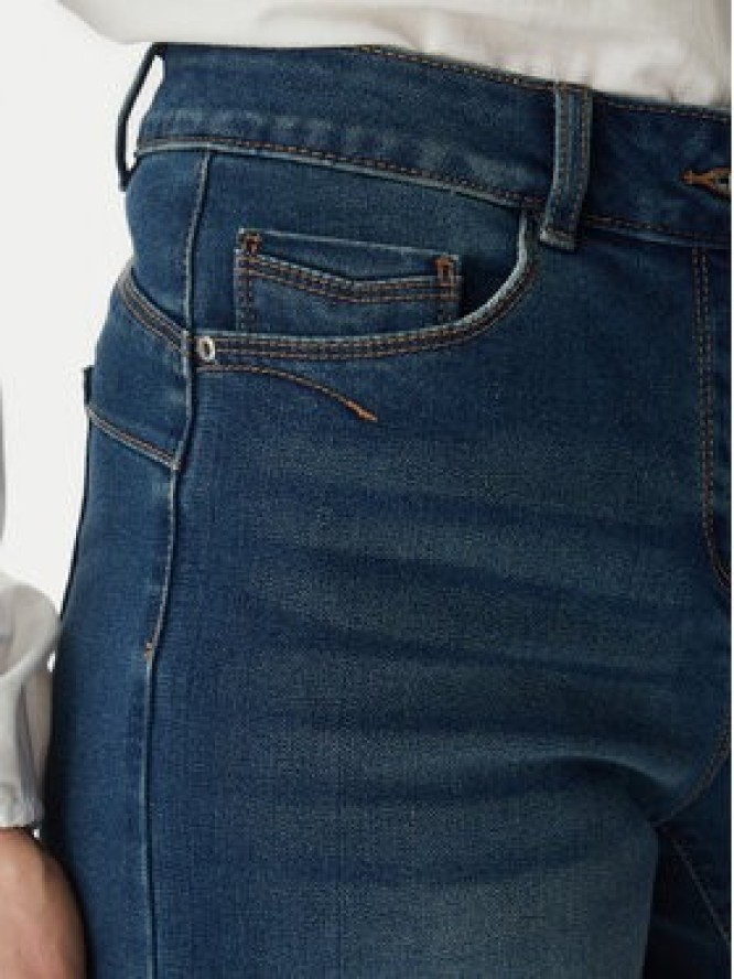 Morgan Szorty jeansowe 241-SHAKU Niebieski Regular Fit