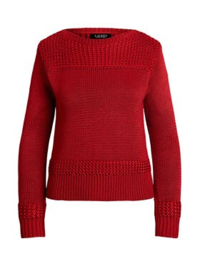 LAUREN RALPH LAUREN Sweter 200909317006 Czerwony Relaxed Fit