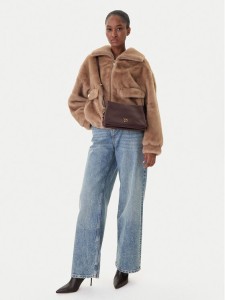 PINKO Torebka Triplet Mini AI 25-26 PLTT 105883 A0QO Bordowy